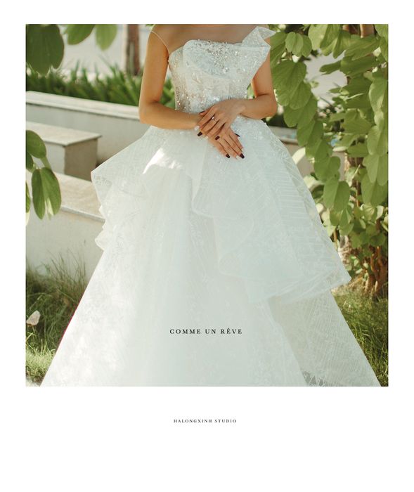 Halongxinh Studio ảnh 2 - Bộ sưu tập váy cưới đa dạng, thiết kế tinh xảo, tôn vinh nét đẹp duyên dáng của cô dâu