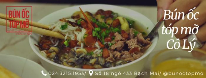 Bún Ốc Tóp Mỡ - Cô Lý hình ảnh 2