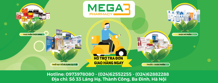 Không gian hiện đại tại Siêu thị thuốc Mega3 - Chi nhánh Ba Đình