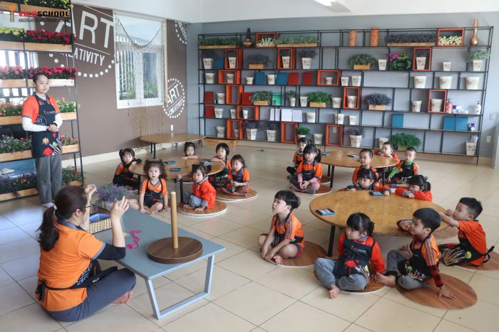 Khuôn viên xanh mát và cơ sở vật chất hiện đại tại VicoSchool