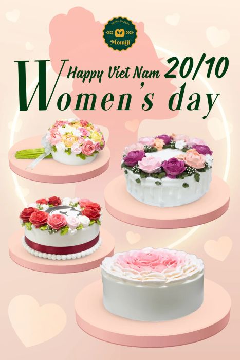 Những kiệt tác bánh kem đầy nghệ thuật tại Momiji Bakery
