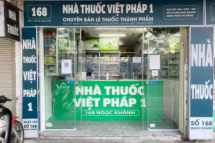Không gian sang trọng đạt chuẩn GPP của Nhà thuốc Việt Pháp 1