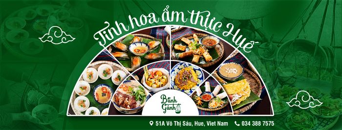 Những món bánh Huế truyền thống được trình bày tinh tế tại Bánh Gánh Restaurant