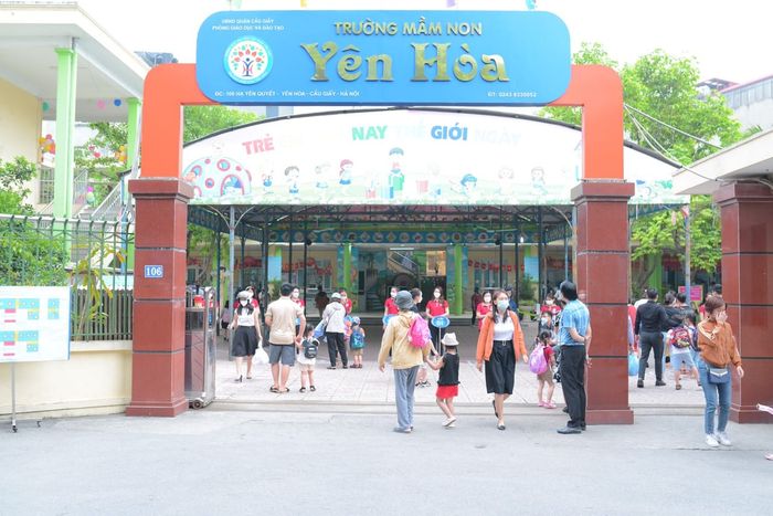 Hình ảnh Trường mầm non Yên Hòa - Không gian học tập thân thiện