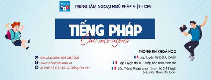 Hình ảnh lớp học tiêu chuẩn tại Trung tâm CFV