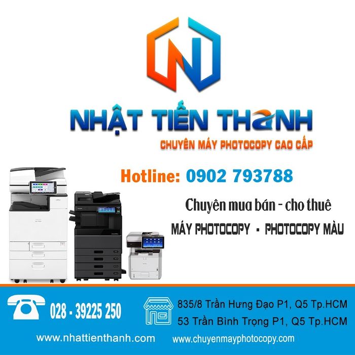 Không gian trưng bày máy nhập khẩu tại Nhật Tiến Thanh
