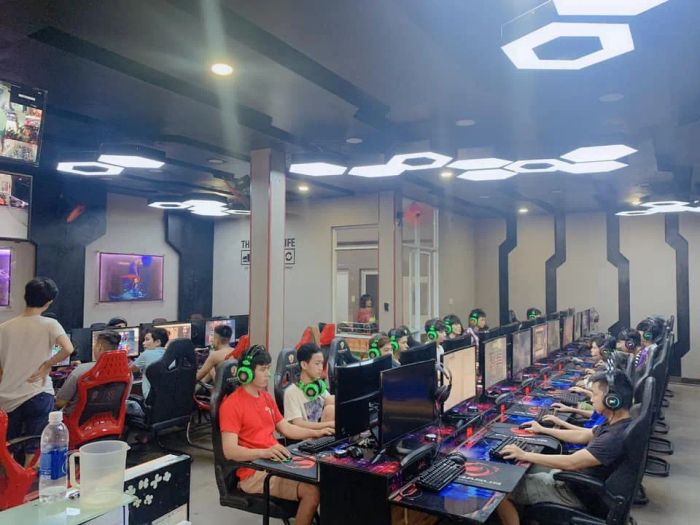 Hình ảnh ấn tượng về không gian gaming tại Pegasus Cyber Game