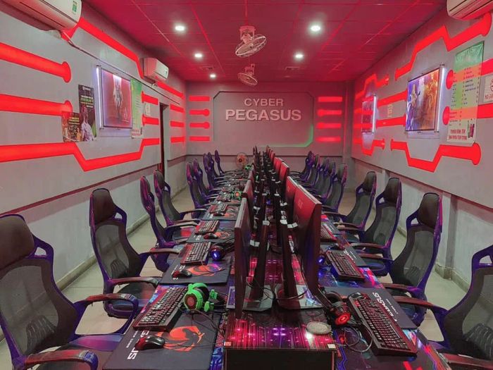 Hình ảnh trải nghiệm đẳng cấp tại Pegasus Cyber Game