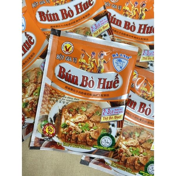 [Ảnh thực tế] Bột Gia Vị Bún Bò Huế Bà Tám - Màu sắc chuẩn Huế