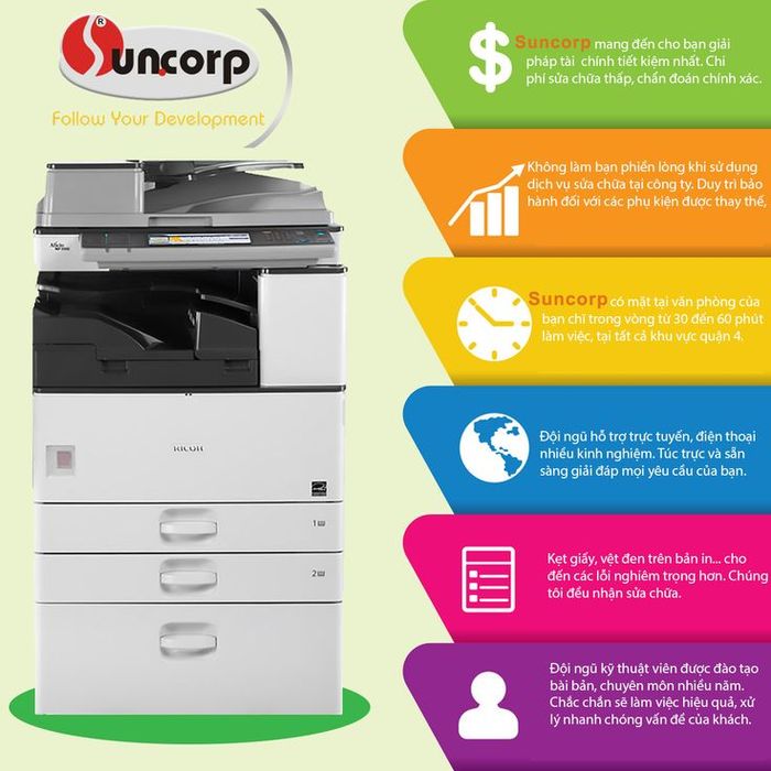 Hình ảnh showroom hiện đại của SUNCORP