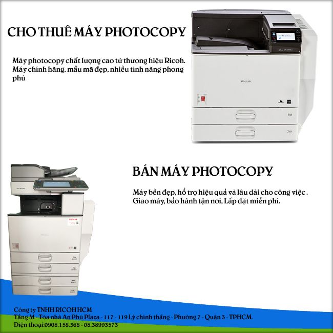 Showroom trưng bày máy RICOH chính hãng tại Q.3