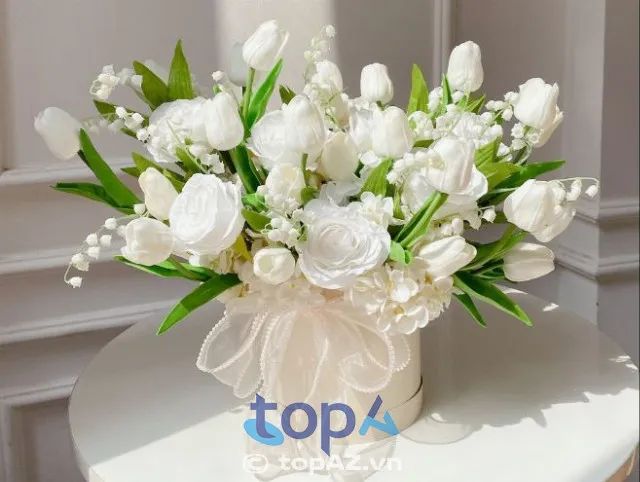 Địa chỉ hoa lụa đẹp nhất tại quận Long Biên