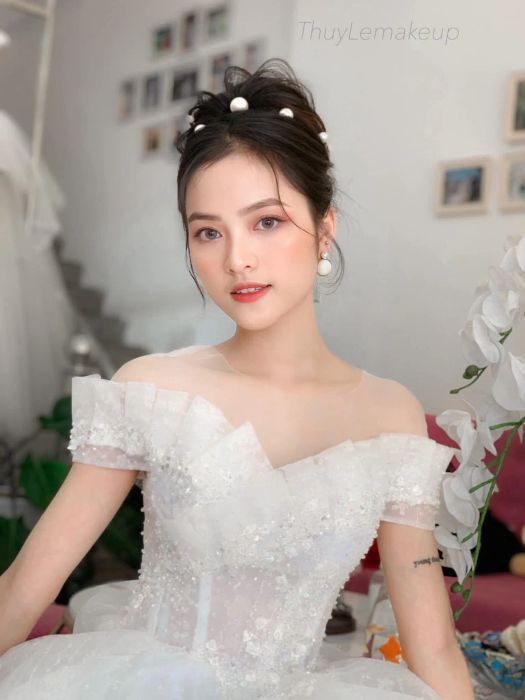 Hình ảnh cô dâu rạng rỡ từ Thủy Lê Bridal
