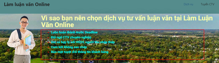 Hình ảnh minh họa quy trình làm việc chuyên nghiệp tại Làm Luận Văn Online