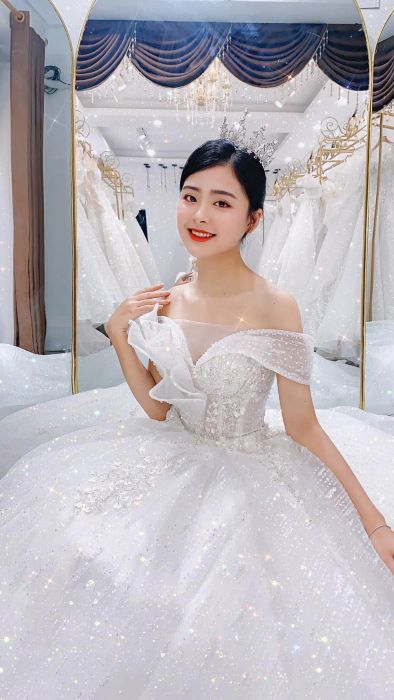 Hình ảnh cô dâu rạng rỡ tại VyKy Wedding