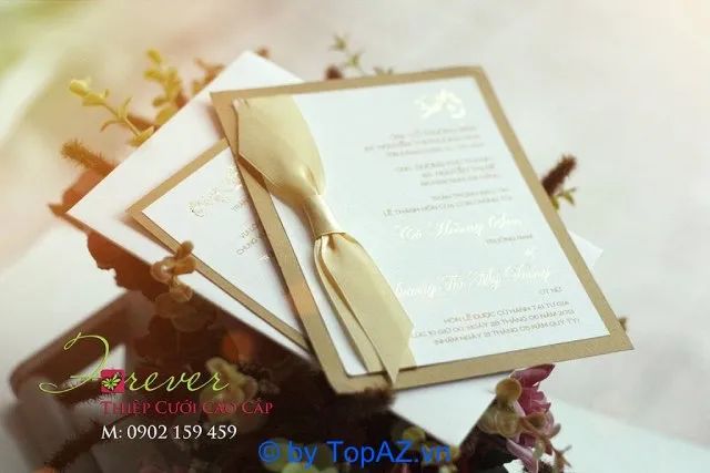 Forever Wedding chính là điểm đến lý tưởng cho những ai tìm kiếm thiệp cưới đẹp chuẩn chất lượng tại TP.HCM