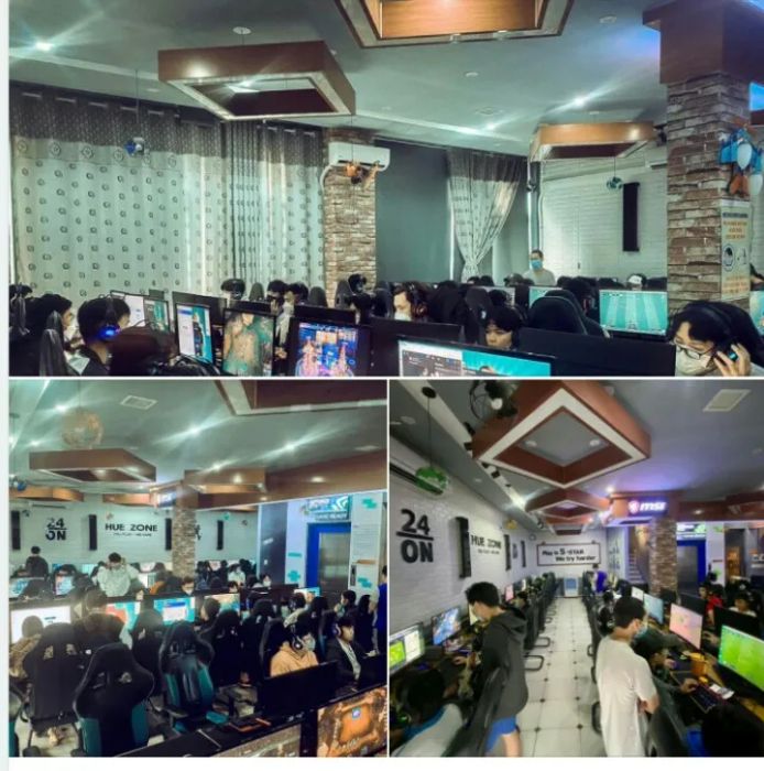 Không gian gaming xanh - sạch - đẹp tại Huế Zone Esports
