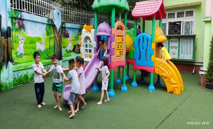 Khoảnh khắc hạnh phúc của các bé tại Trường Mầm non Dịch Vọng