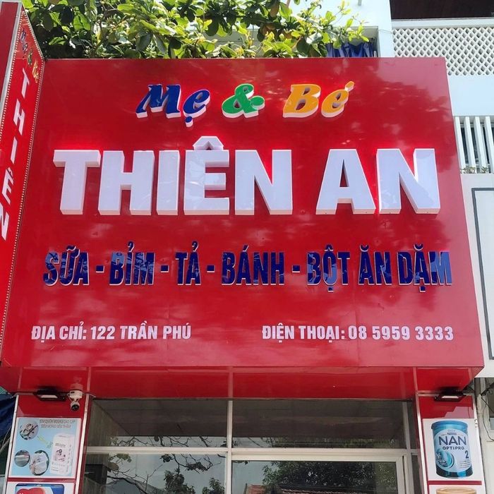 Không gian mua sắm tiện nghi tại Bỉm Sữa Thiên An