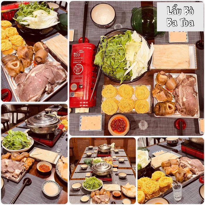 Lẩu Bò Batoa nhà Maica - Nồi lẩu thơm ngon với thịt bò tươi ngon nhập trực tiếp từ Đà Lạt