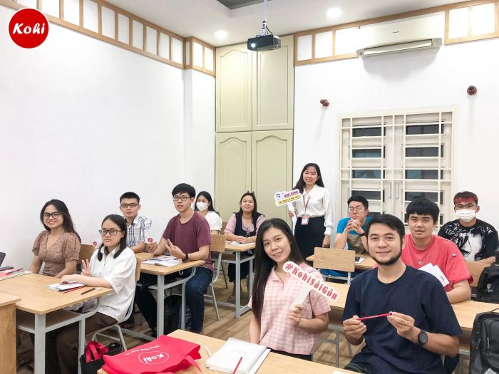 Giờ học giao tiếp cùng giáo viên bản xứ tại Kohi