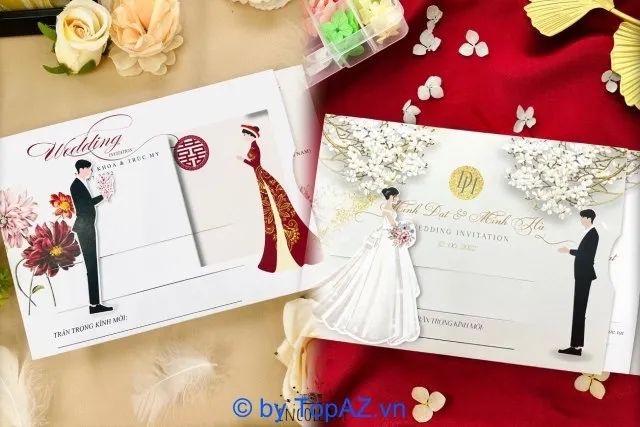 PEN Wedding sở hữu bộ sưu tập thiệp cưới độc bản với những thiết kế sáng tạo vượt trội, luôn làm say lòng các cặp đôi.