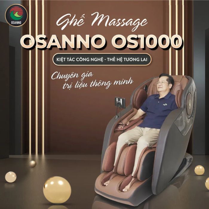 Hình ảnh 2 ghế massage Osanno - Thiết kế đẳng cấp, công nghệ vượt trội