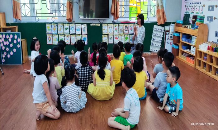 Hình ảnh tuyệt đẹp về không gian học tập tại Trường Mầm non Dịch Vọng