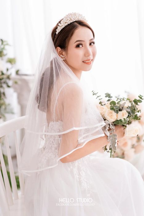 Hình ảnh cô dâu kiều diễm từ Hello Studio