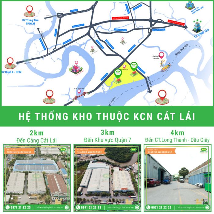Không gian kho bãi chuyên nghiệp tại Nhất Việt