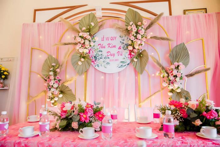 Concept trang trí cưới độc đáo từ Happy Wedding