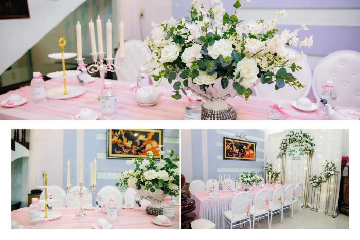 Không gian tiệc cưới lộng lẫy tại HOÀNG ĐỨC Wedding Events