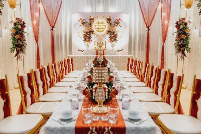 Không gian tiệc cưới lộng lẫy tại Happy Wedding