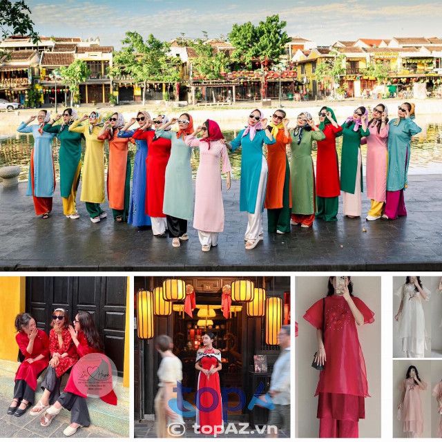 Cửa hàng cho thuê áo dài nổi tiếng tại Hội An