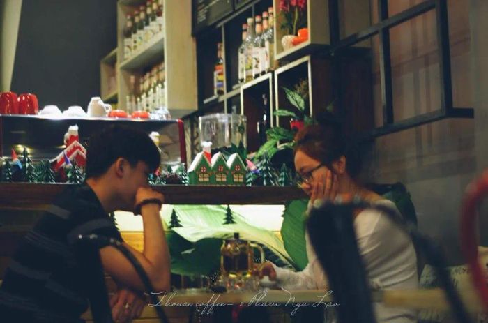 Góc ảnh đầy nghệ thuật tại T' HOUSE Coffee