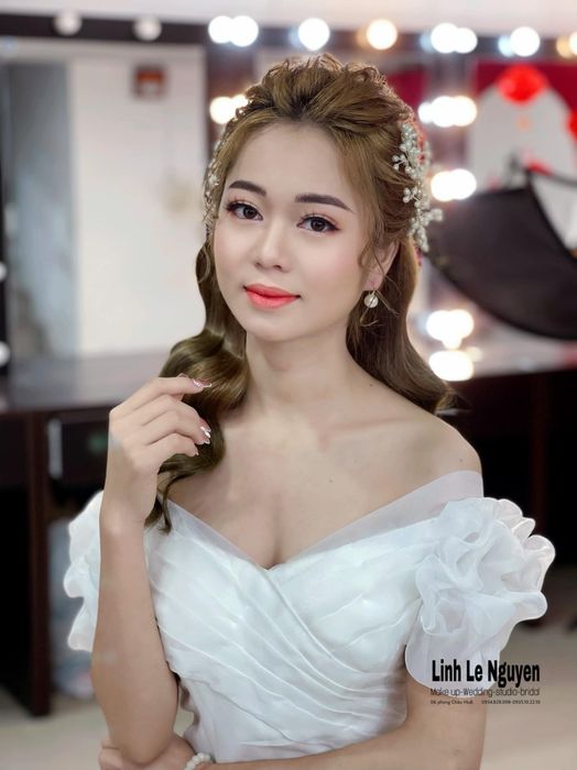Tác phẩm trang điểm cô dâu tinh tế từ Studio Linhlenguyen