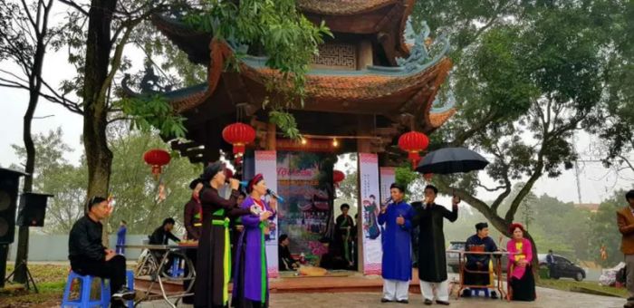 Ảnh minh họa liền anh liền chị quan họ