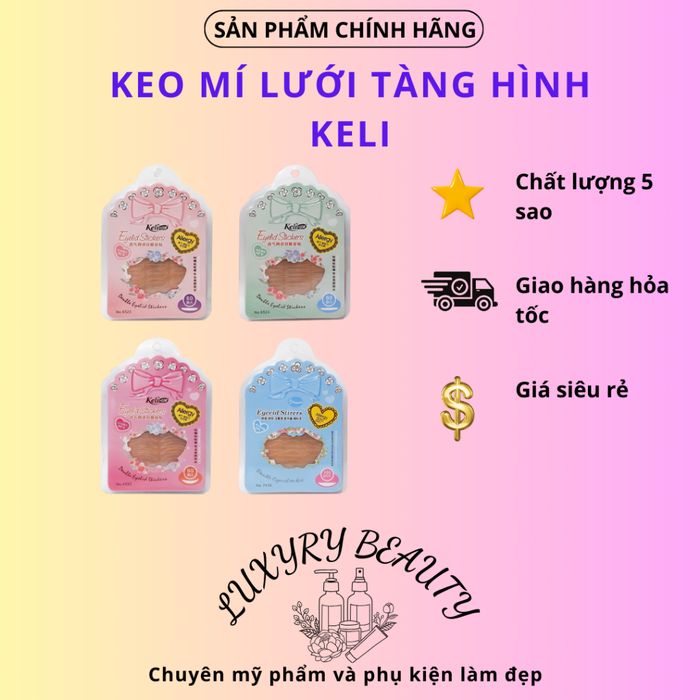 Hình ảnh chi tiết Miếng Dán Kích Mí Keli (Nguồn: Nhà sản xuất)