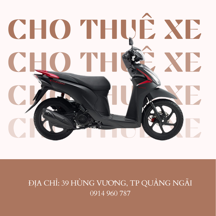 Cho thuê xe máy Quảng Ngãi - Minh Phượng ảnh 1