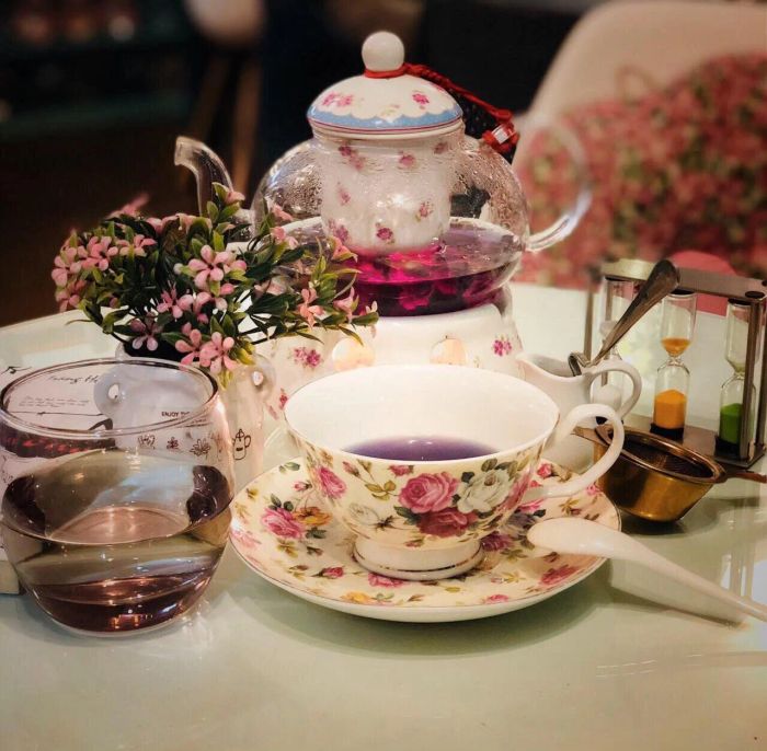 Không gian sang trọng kiểu Anh tại Antea - English Tearoom