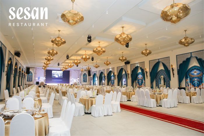 Không gian sang trọng tại Nhà hàng tiệc cưới Sesan