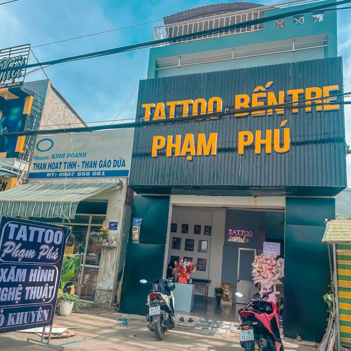 Tác phẩm nghệ thuật ấn tượng tại Tattoo Bến Tre Phạm Phú