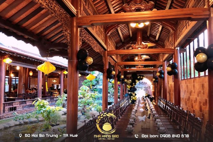 Nhà Hàng Gạo - Không gian nhà Rường đậm chất Huế