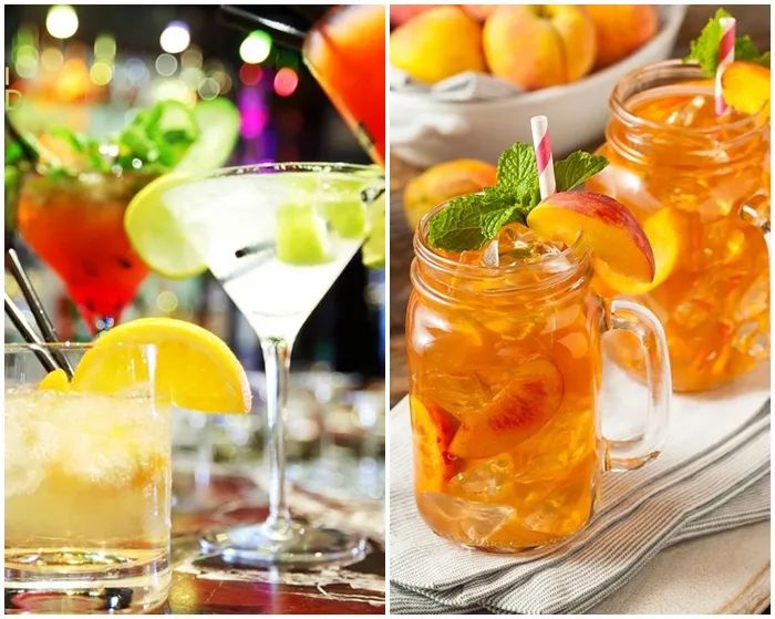 Hình ảnh thực hành pha chế tại xưởng thực nghiệm Trường Cao Đẳng Du Lịch Huế