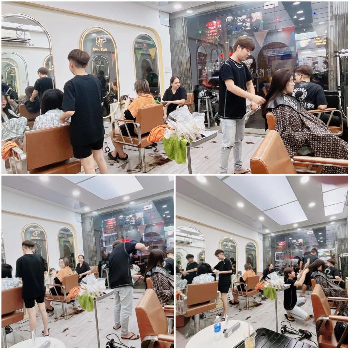 Hình ảnh thực tế về dịch vụ nối tóc chuyên nghiệp tại Salon Quốc Thái
