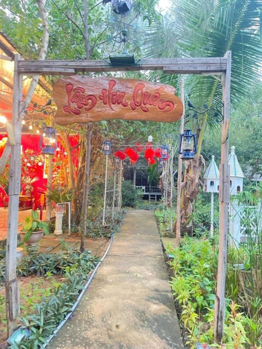Không gian xanh mướt đầy thơ mộng tại Lâm Hoa Garden