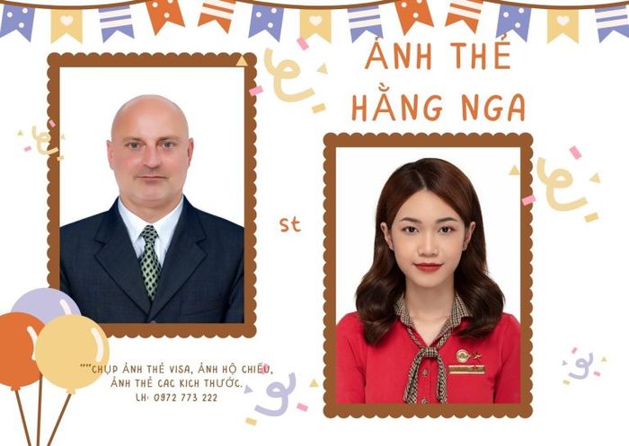 Studio Hằng Nga - Bộ sưu tập ảnh thẻ đạt chuẩn quốc tế