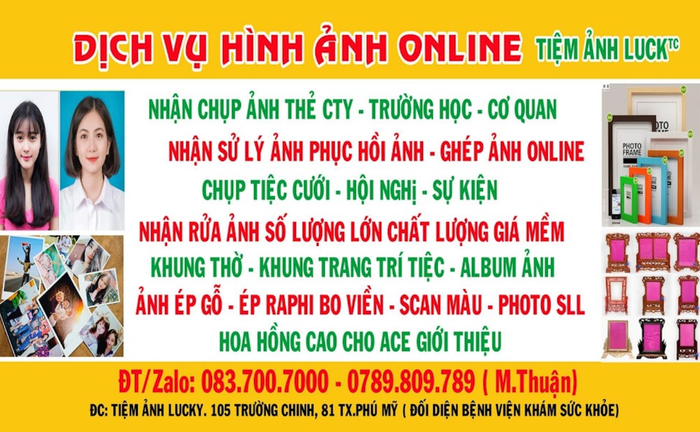 Ảnh mẫu tại Studio Ảnh Đẹp Lucky