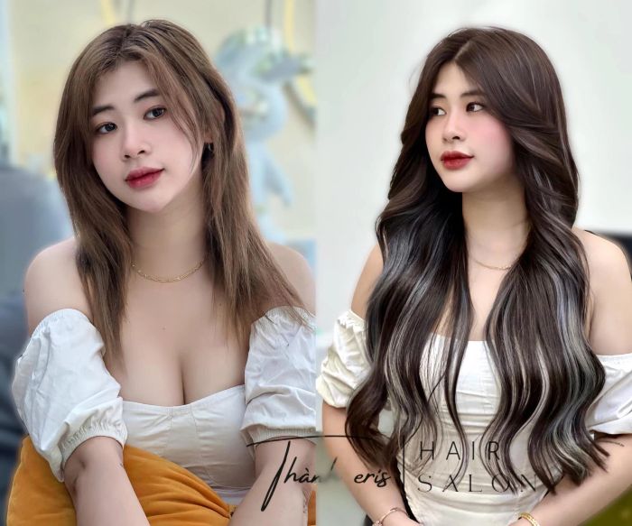 Hình ảnh thực tế về dịch vụ nối tóc chuyên nghiệp tại Hair Salon Thành Eris