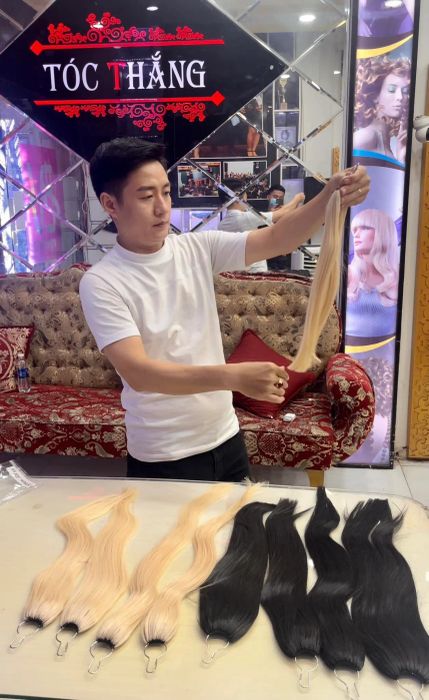 Hình ảnh thực tế về không gian sang trọng tại Tóc Thắng Biên Hòa
